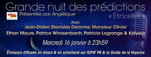 Bandeau d’archive de la Grande Nuit des prédictions sur IDFM 98